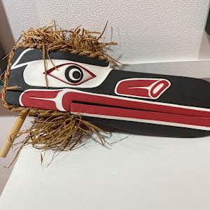 Northwest Coast Raven Mask by Charles Joseph 