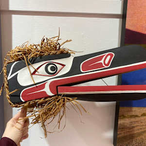 Northwest Coast Raven Mask by Charles Joseph 