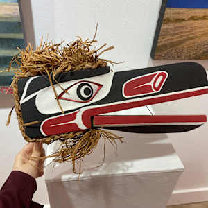 Northwest Coast Raven Mask by Charles Joseph 