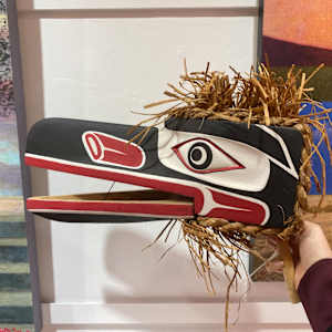 Northwest Coast Raven Mask by Charles Joseph 