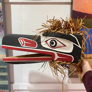 Northwest Coast Raven Mask by Charles Joseph 