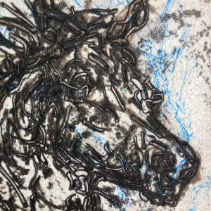 Le cheval by Jean-Paul Riopelle (1923 - 2002) 