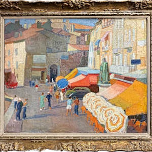 Summer Cityscape by Juan Eugenio Mingorance (1906 - 1979)