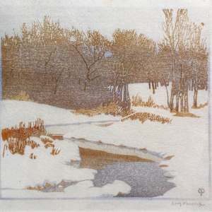 The Stream in Winter by Walter J. Phillips (1884-1963) 