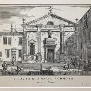 Veduta Di S. Maria Formosa, Verso il Canale by Luca Carlevaris (1663-1730) 