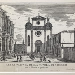 Altra Veduta Della Scuola Di S. Rocco, con la Chiesa in Prospetto by Luca Carlevaris (1663-1730) 