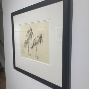 Two Marabou Storks by Alistair Bell (1913-1997) 