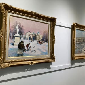La neige au Louvre by Jules-René Hervé  (1887-1981) 
