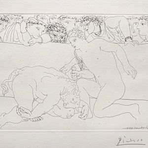 Minotaur Vaincu by Pablo Ruiz Picasso (1881 - 1973)