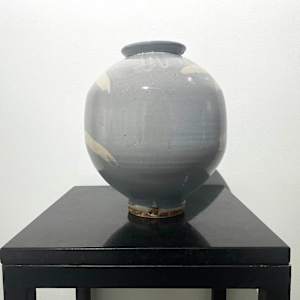 Glazed Ceramic Vase by Wayne Ngan (1941 - 2020) 