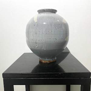 Glazed Ceramic Vase by Wayne Ngan (1941 - 2020) 