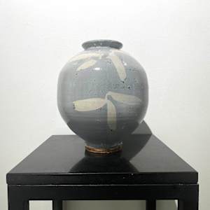 Glazed Ceramic Vase by Wayne Ngan (1941 - 2020) 