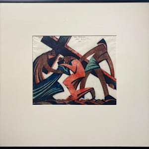 Via Dolorosa by Sybil Andrews (1898 - 1992)