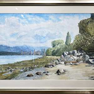 The Beach Below Point Grey Road by Michael Kluckner