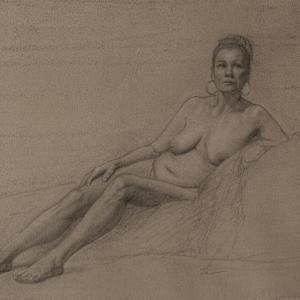 Jenny Reclined by Nelia Harper French