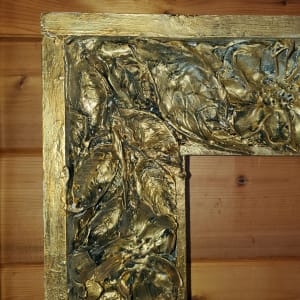Frame, Folkart Paper Mache  on Wood 