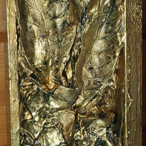 Frame, Folkart Paper Mache  on Wood by Bernard Bowles 