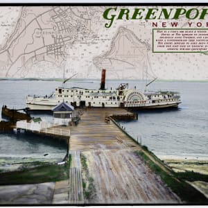 Greenport Steamer Circa 1899 by Don Leverich