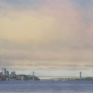 Sunset on the Hudson by Tatjana Garibaldi