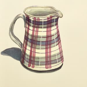 Tartan Jug by Vincent Matthews SGFA