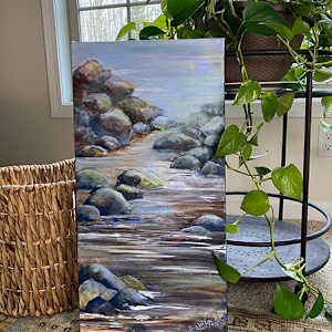 Rocky Stream by Bonny Shilton 