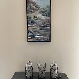 Rocky Stream by Bonny Shilton  Image: Rocky Stream in her new forever home :)