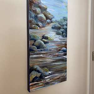 Rocky Stream by Bonny Shilton 
