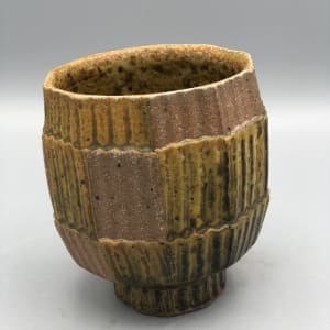 Yunomi with Checkered Design by Jeff Oestreich 