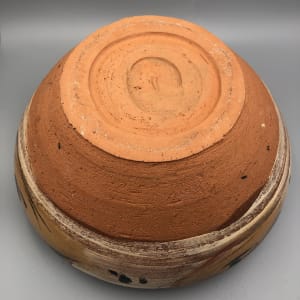 Large Rabbit Bowl with Lid by Ron Meyers 