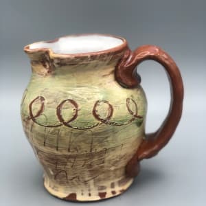 Pitcher with Looping Designs by Michael Bridges 