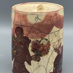 Lidded Jar with Handle by Eric Pardue 