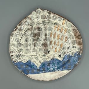 Squid Plate by Lynne Hobaica