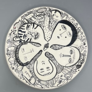 Large Faces Plate by Yeonsoo Kim