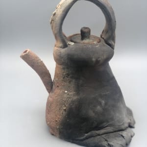 Sagar-Fired Teapot by Chuck Hindes 
