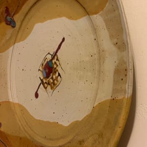 Huge Wall Platter by Robert Crystal 