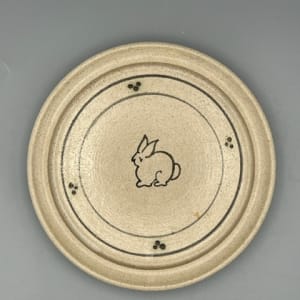 Rabbit Plate by Remi Moriarity