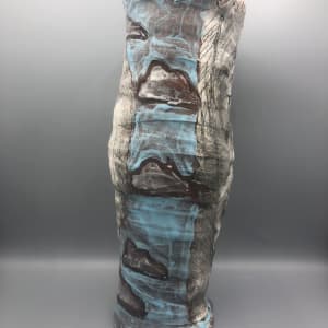 Sad Face and Sunshine Pillar or Sculpture by Caleb Paul 