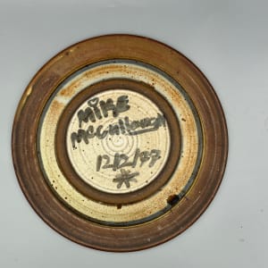 Deep Plate with Rim by Mike McCullough 