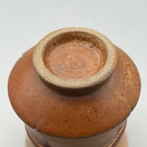 Brown Yunomi with Distinct Markings 