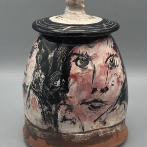 3 Women Lidded Jar by Ron Meyers 
