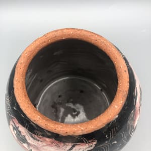 3 Women Lidded Jar by Ron Meyers