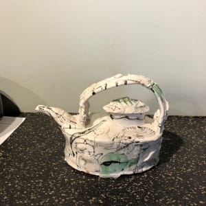 Graffiti Teapot by Ted Saupe 
