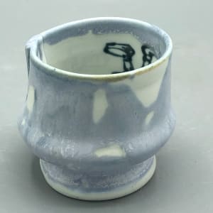 Shot Glass with Robot by Thomas Bumblauskas 