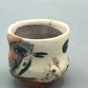Shot Glass with Bird by Ron Meyers 