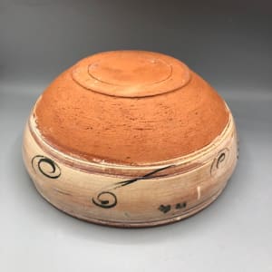 Lidded Chicken Bowl by Ron Meyers 