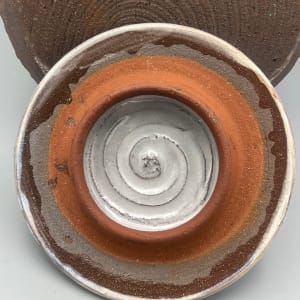 Lidded Moon & Rabbits Jar by Ron Meyers 