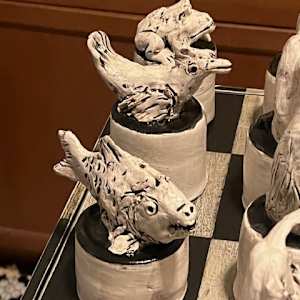 Ron Meyers Chess Set & Board by Ron Meyers