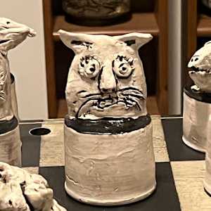 Ron Meyers Chess Set & Board by Ron Meyers