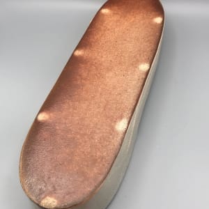 Oval Slab with Two Tiers and Stripe by Nancy Green 