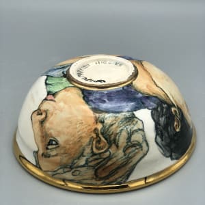 3 Faces Bowl by Mary Lou Higgins 